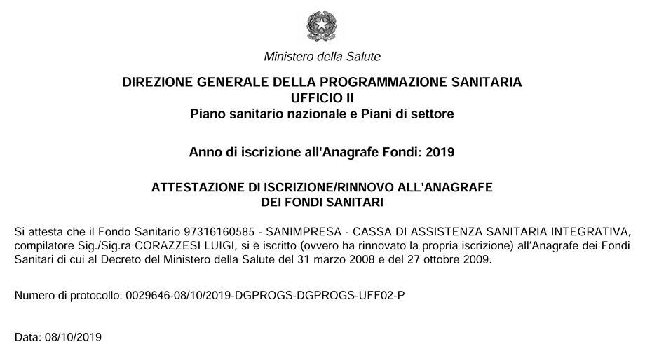attestazione-Fondo